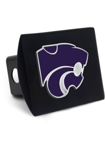 K-State Wildcats Black Metal Car Accessory Hitch Cover