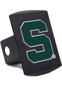 Michigan State Spartans Black Metal Car Accessory Hitch Cover