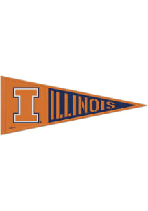 Illinois Fighting Illini 13x32 Vault Logo Pennant - Orange
