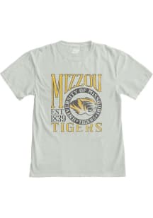 Blue 84 Missouri Tigers Grey First Dibs Short Sleeve Fashion T Shirt