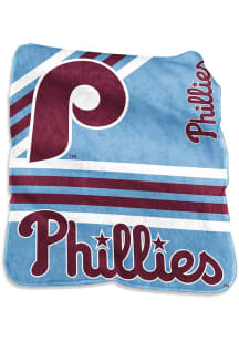 Philadelphia Phillies 50x60 Raschel Raschel Throw Blanket - Light Blue