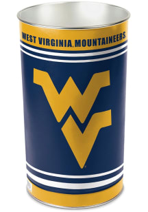 West Virginia Mountaineers Tapered Waste Basket