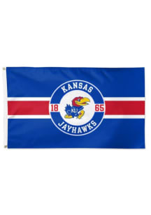 Kansas Jayhawks 3x5 Applique Applique Flag