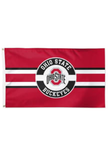 Ohio State Buckeyes 3x5 Applique Applique Flag