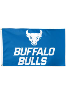 Buffalo Bulls 3x5 Logo Silk Screen Grommet Flag - Blue