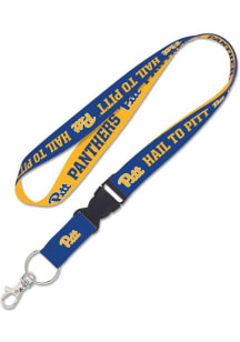 Pitt Panthers Slogan Lanyard - Blue