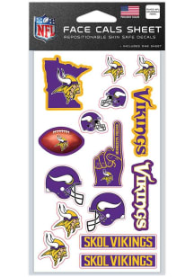 Minnesota Vikings Face Tattoo
