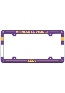 Minnesota Vikings License License Plate Frame - Purple