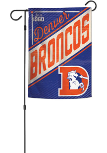 Denver Broncos Garden Garden Flag - Orange