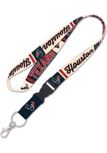 Houston Texans Logo Lanyard - Navy Blue