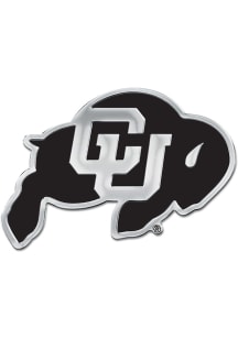 Colorado Buffaloes Chrome Car Emblem - Black