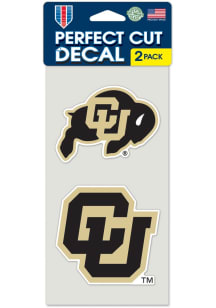 Colorado Buffaloes 2 Pack Auto Decal - Black