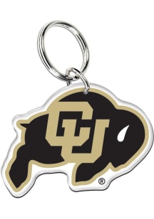Colorado Buffaloes Logo Keychain - Black