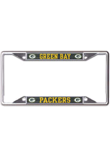 Green Bay Packers Carbon License License Plate Frame - Green