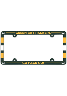Green Bay Packers Plastic License Plate Frame - Green