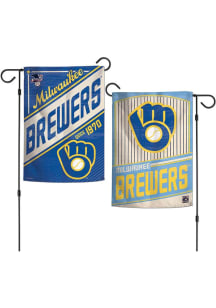 Milwaukee Brewers Cooperstown 12x18 2Sd Garden Flag - Navy Blue