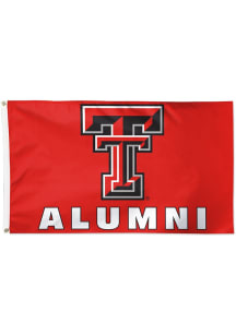Texas Tech Red Raiders Alumni 3x5ft Silk Screen Grommet Flag - Red