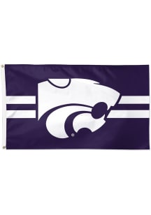 K-State Wildcats 3X5 Deluxe Silk Screen Grommet Flag - Purple