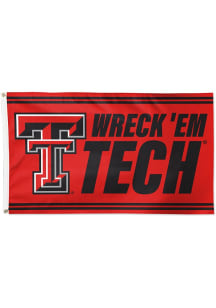 Texas Tech Red Raiders 3x5 Silk Screen Grommet Flag - Red