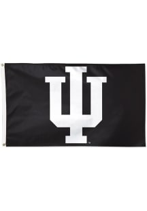 Indiana Hoosiers Blackout 3x5 Silk Screen Grommet Flag - Red
