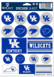 Kentucky Wildcats 5x7 Stickers - Blue