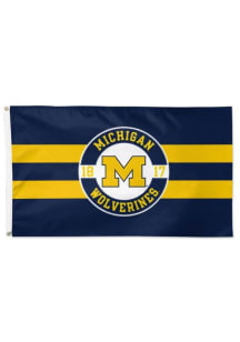 Michigan Wolverines 3x5 Applique Applique Flag