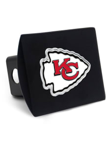 Kansas City Chiefs Black Metal Design Car Accessory Hitch Cover