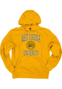 Blue 84 West Virginia Mountaineers Mens Gold Hamden Long Sleeve Hoodie
