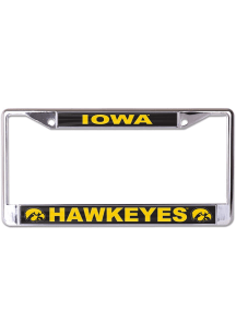 Iowa Hawkeyes Inlaid License Plate Frame - Yellow