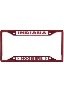Indiana Hoosiers Black License Plate Frame - Black