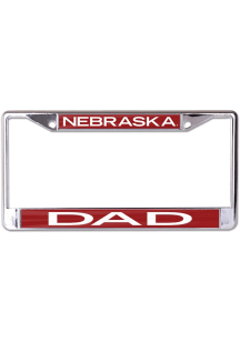 Nebraska Cornhuskers Dad License Plate Frame - Red