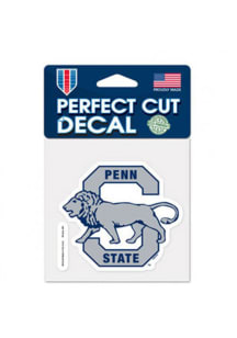 Penn State Nittany Lions 4x4 Vault Logo Auto Decal - Navy Blue