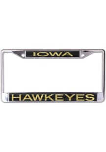 Iowa Hawkeyes Glitter License Plate Frame - Yellow