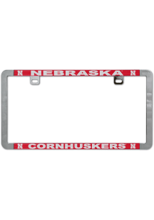 Nebraska Cornhuskers Metal License Plate Frame - Red