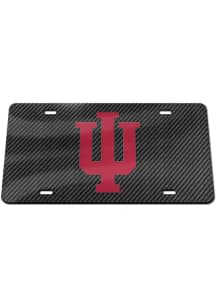 Indiana Hoosiers Red Team Logo Car Accessory License Plate