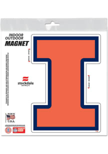 Illinois Fighting Illini 6x6 Outdoor Magnet