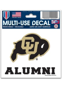 Colorado Buffaloes 3x4 Alumni Auto Decal - Gold