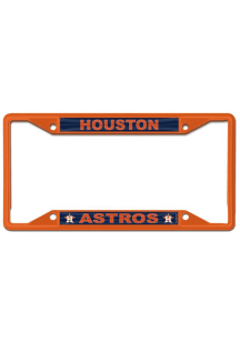 Houston Astros Color Metal License Plate Frame - Red