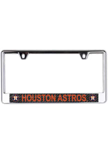 Houston Astros Carbon Fiber License Plate Frame - Red
