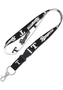 Texas Rangers Black Lanyard - Blue