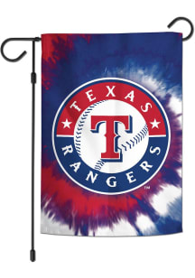 Texas Rangers Tie Dye 3x5 Garden Flag - Blue