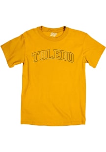 Blue 84 Toledo Rockets Gold Arch Name Short Sleeve T Shirt