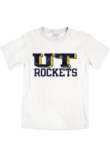 Blue 84 Toledo Rockets White Team Nickname Short Sleeve T Shirt