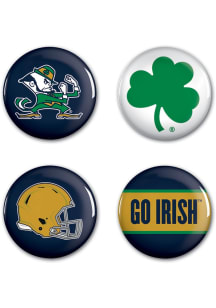 Notre Dame Fighting Irish 4 Pack Button - Navy Blue