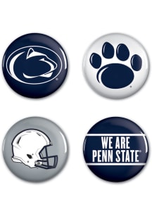 Penn State Nittany Lions 4 Pack Button - Navy Blue