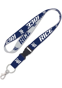 Rice Owls Detachable Lanyard - Navy Blue