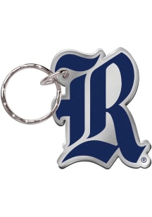 Rice Owls Freeform Keychain - Navy Blue