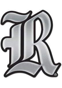 Rice Owls Chrome Car Emblem - Navy Blue