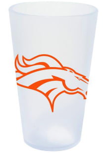 Denver Broncos Silicone Icicle Pint Glass - White