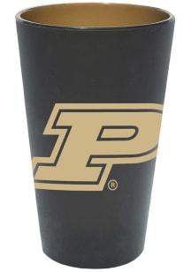 Purdue Boilermakers Silicone Team Color Pint Glass - Grey